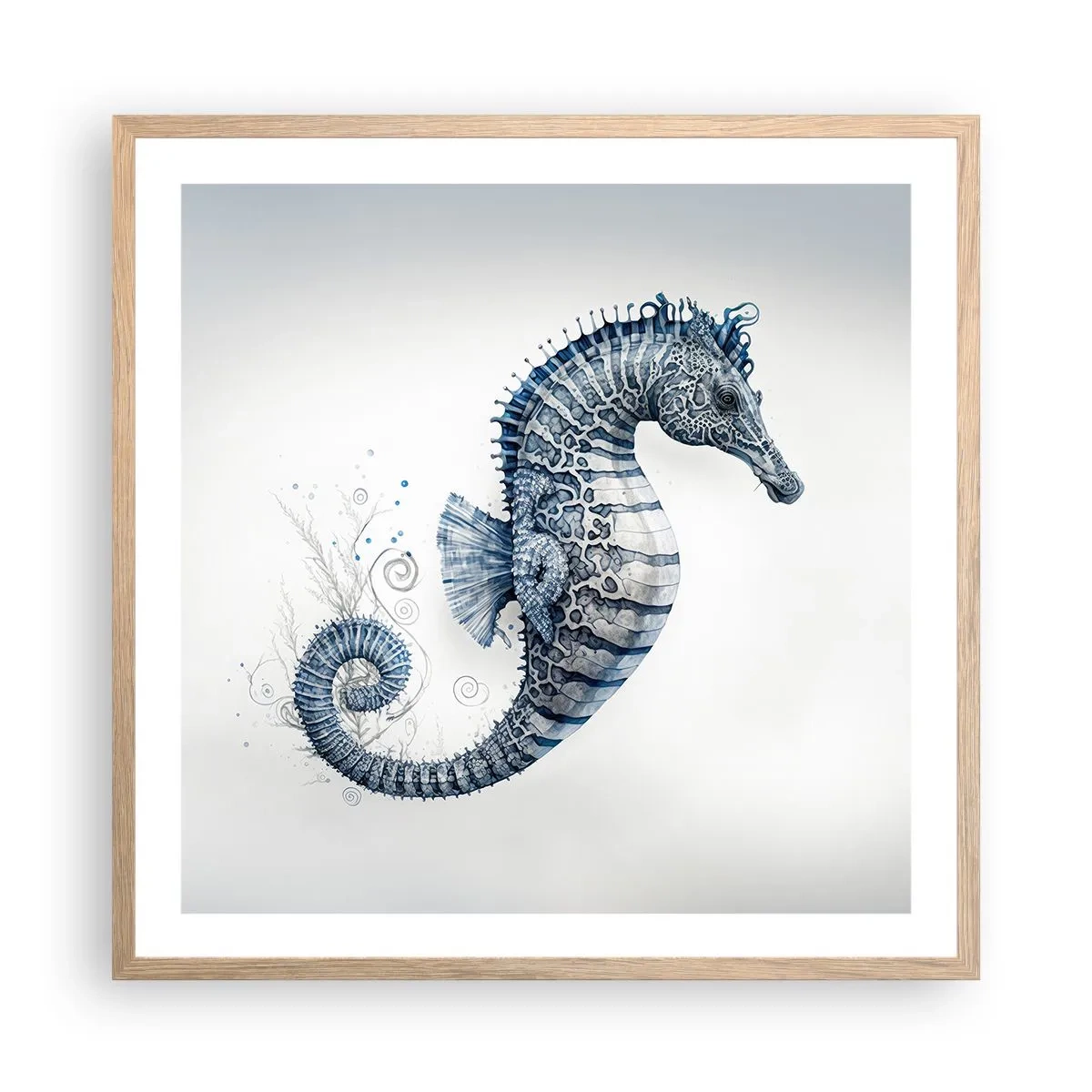 Poster in cornice rovere chiaro - Delicato scherzo di natura - 60x60 cm