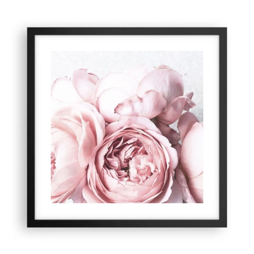 Poster in cornice nera - Per i romantici - 40x40 cm