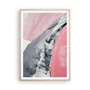 Poster in cornice rovere chiaro - Composizione abbinata - 70x100 cm