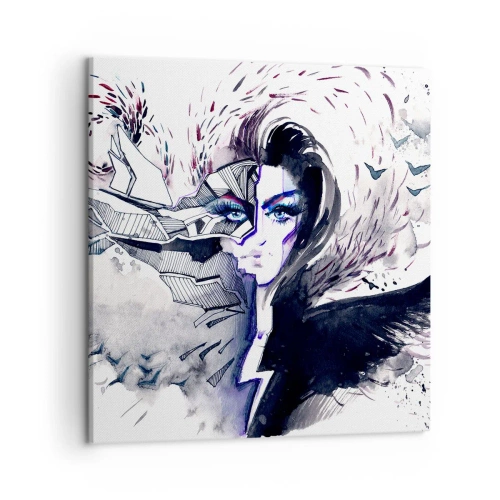 Quadro su tela - Stampe su Tela - Bella e demoniaca - 50x50 cm