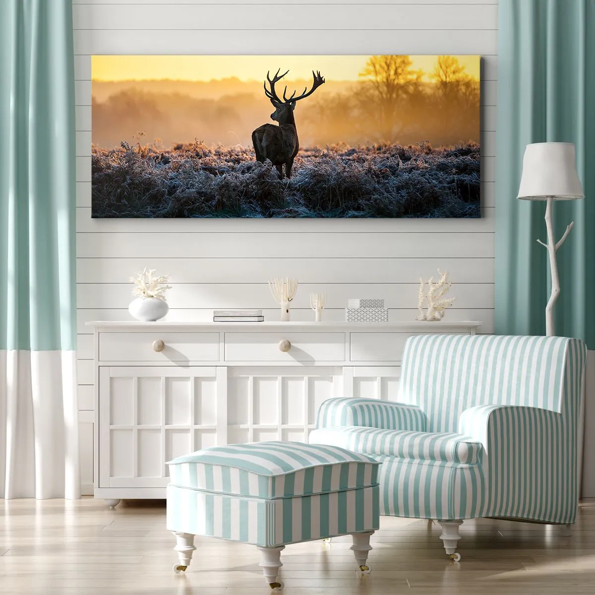 Quadro su tela - Stampe su Tela - Incoronato nelle sue terre - 100x40 cm