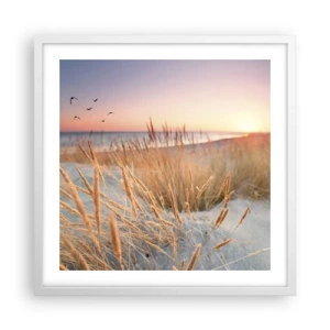 Poster in cornice bianca - Ninna nanna baltica - 50x50 cm