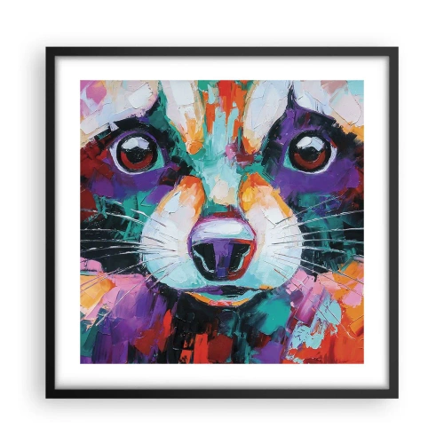 Poster in cornice nera - Solo buone emozioni - 50x50 cm