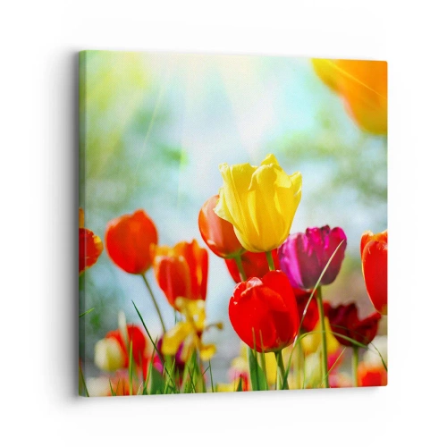 Quadro su tela - Stampe su Tela - Tutti i colori del sole - 30x30 cm