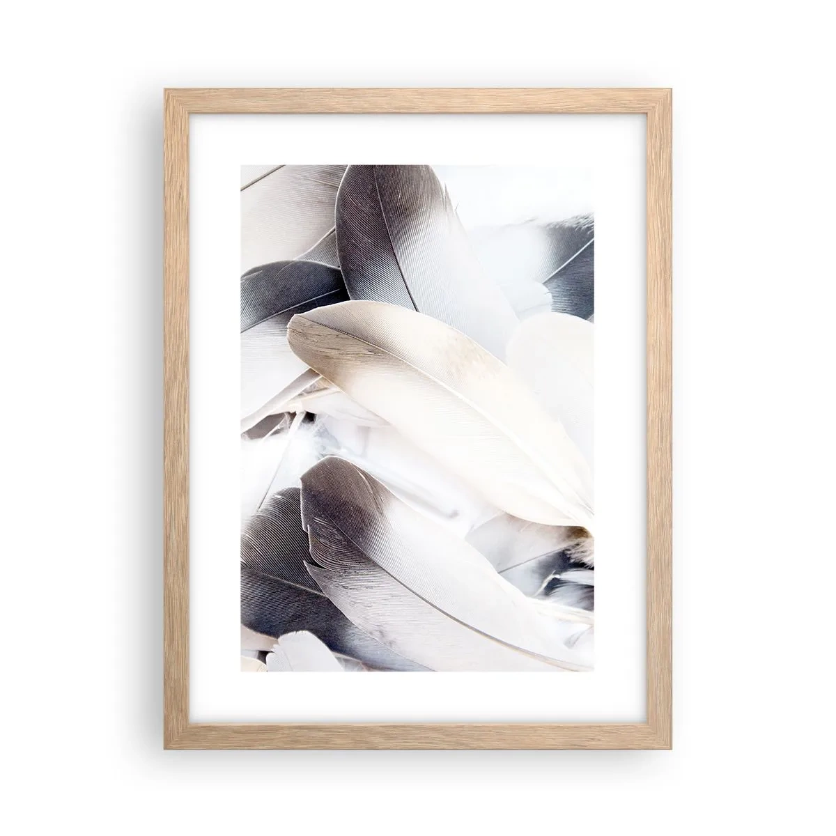Poster in cornice rovere chiaro - Quasi angeliche - 30x40 cm