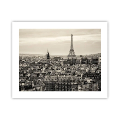 Poster - Sui tetti di Parigi - 50x40 cm