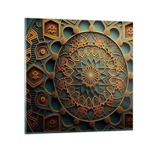 Quadro su vetro - Atmosfera araba - 50x50 cm
