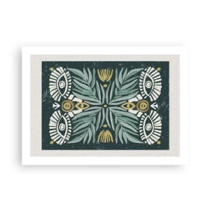 Poster - Geometrie di arte popolare - 70x50 cm