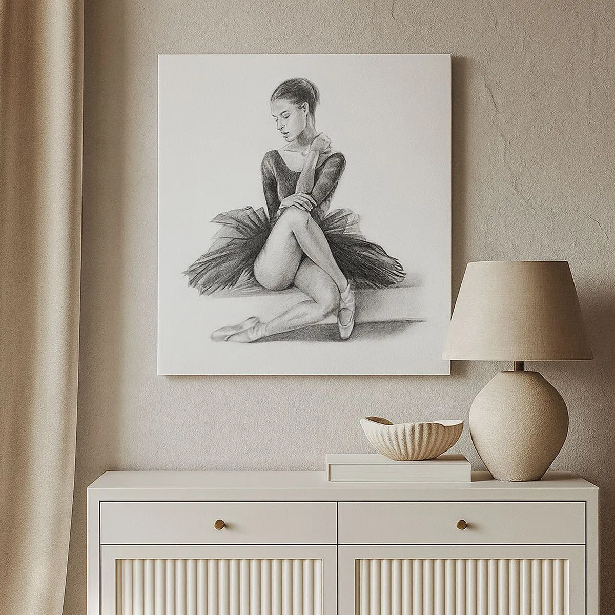 Quadro su tela - Stampe su Tela - Incantata dalla danza - 30x30 cm