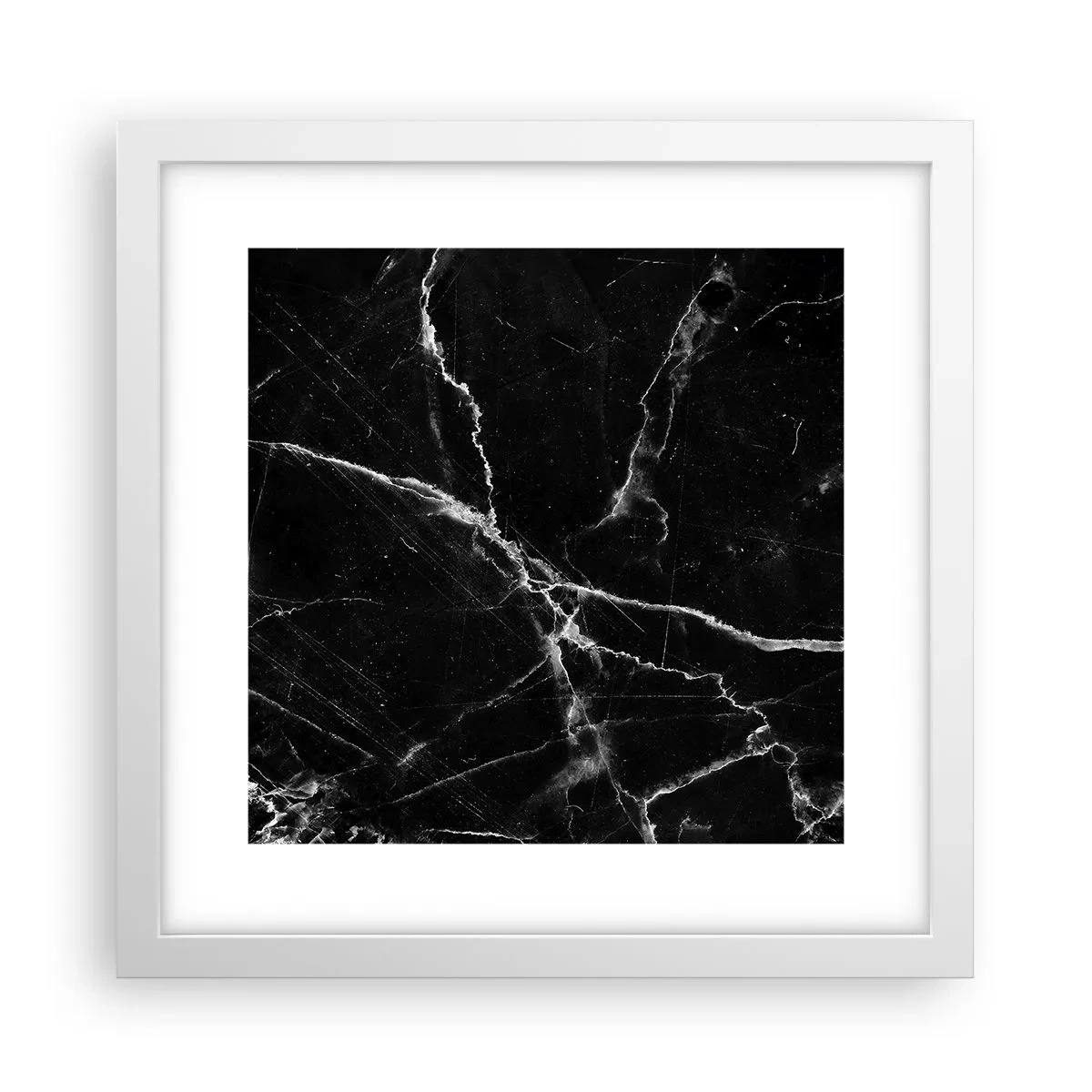 Poster in cornice bianca - La vita segreta delle pietre - 30x30 cm