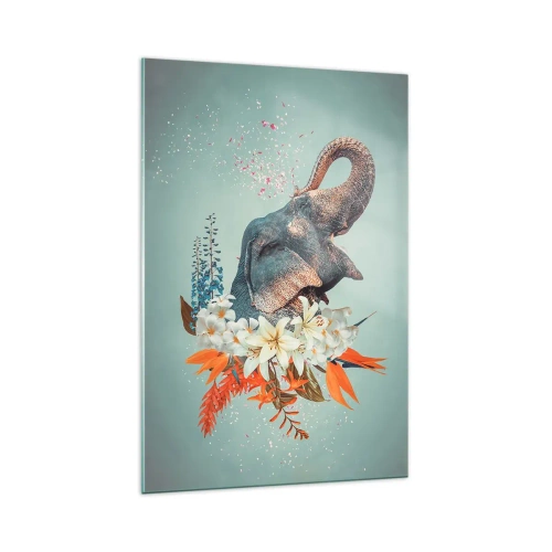 Quadro su vetro - Barrito di gioia - 70x100 cm