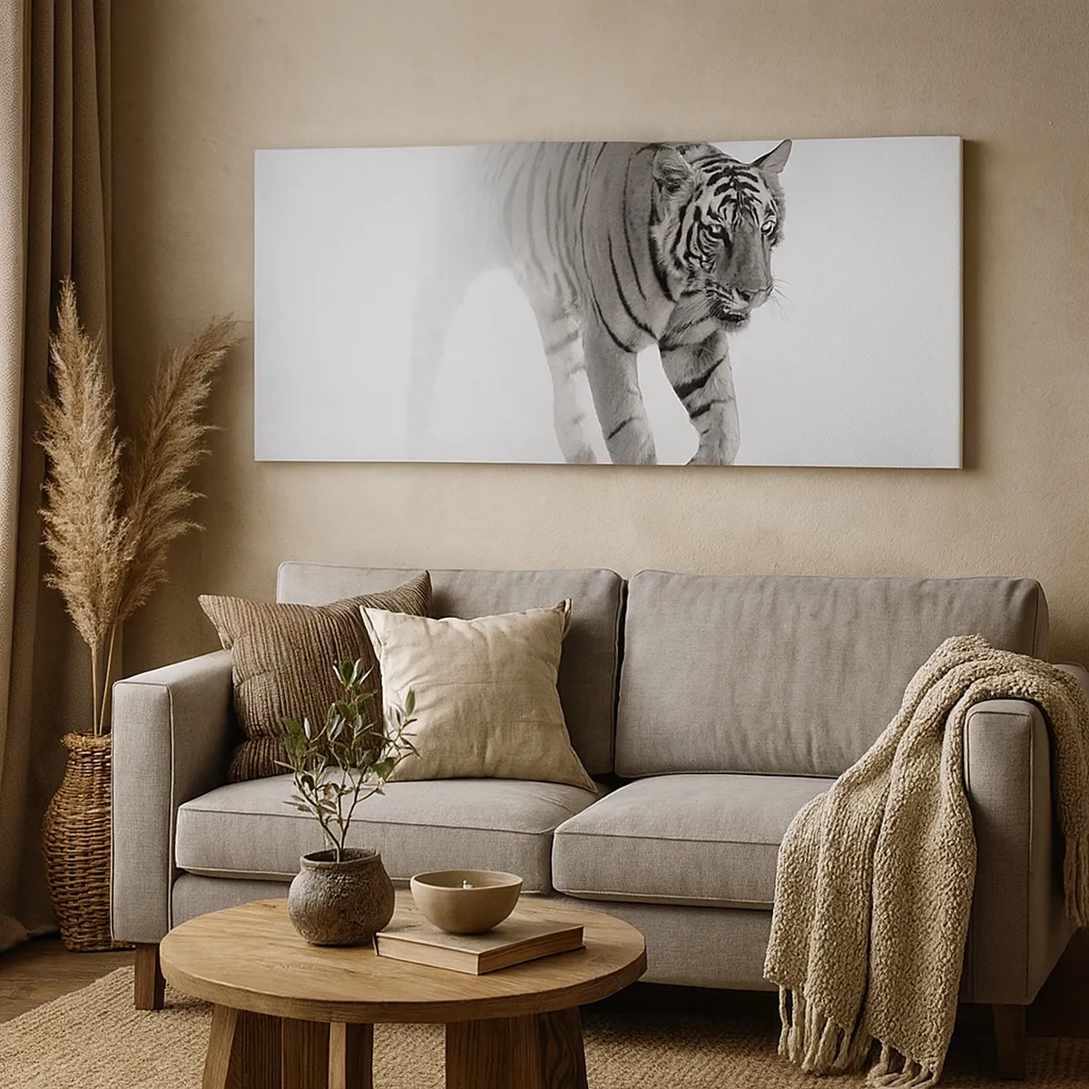 Quadro su tela - Stampe su Tela - Incantato nella nebbia - 30x30 cm