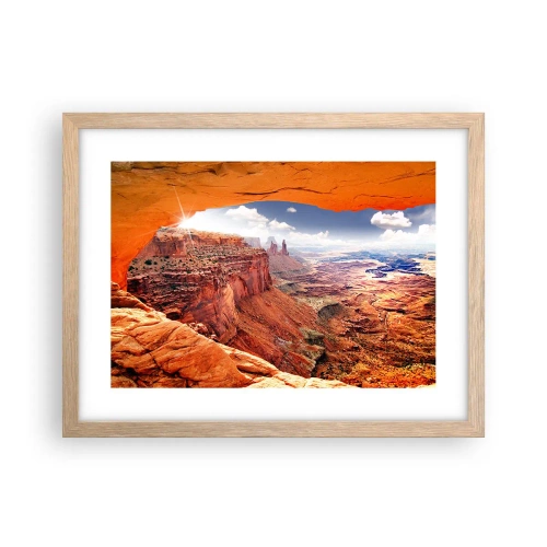 Poster in cornice rovere chiaro - Scolpiti dalla natura - 40x30 cm