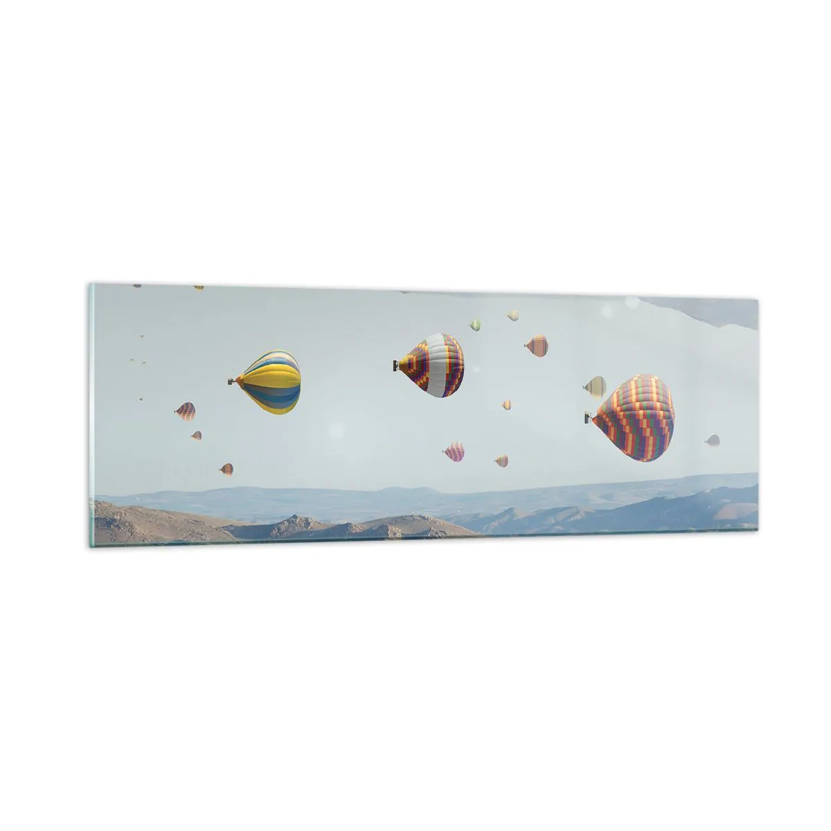 Quadro su vetro - Qui tutto è possibile - 90x30 cm