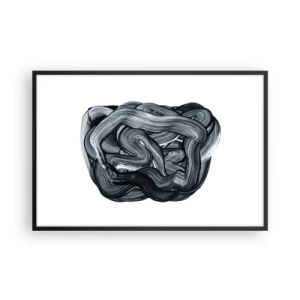 Poster in cornice nera - Non è così semplice - 91x61 cm
