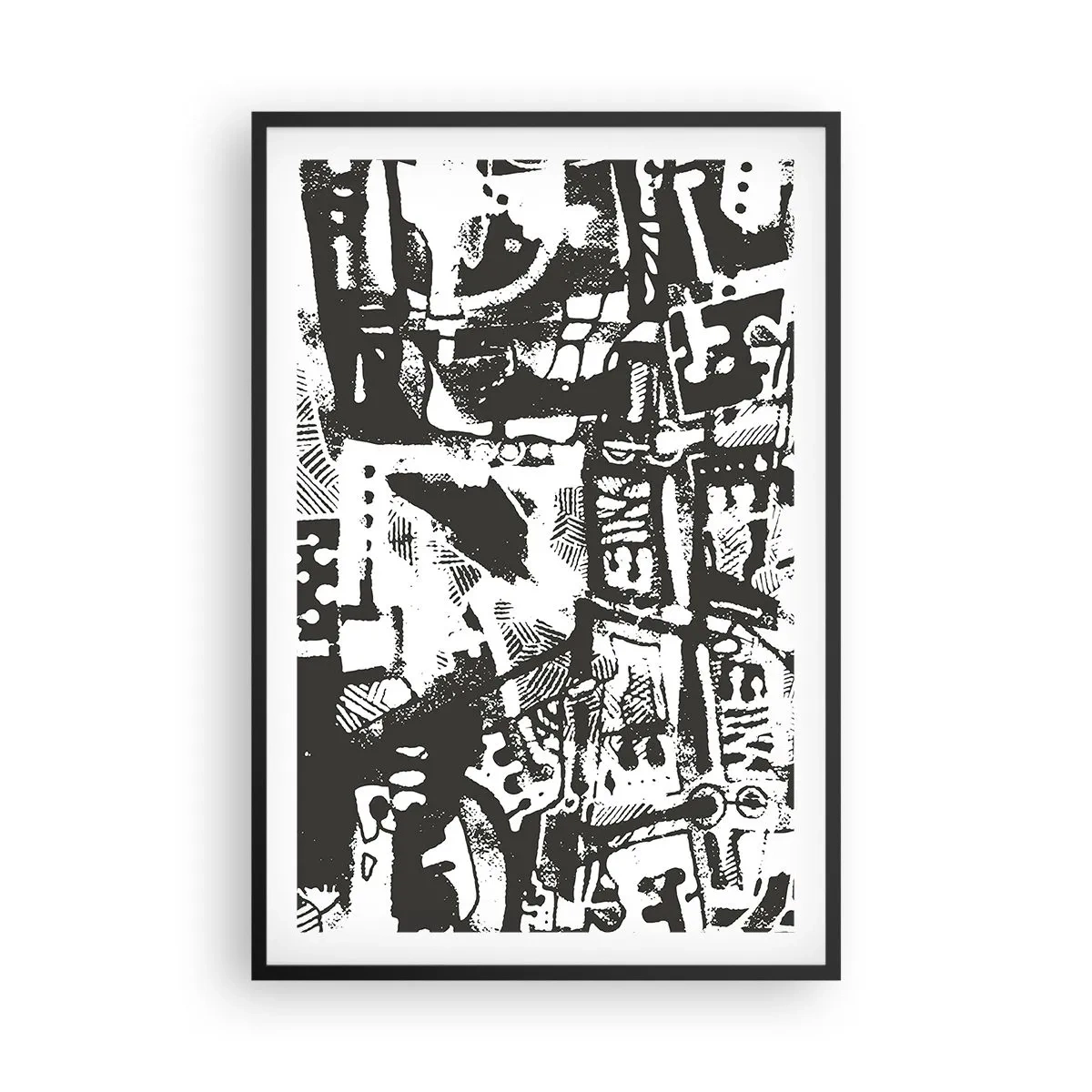Poster in cornice nera - Ordine o caos? - 61x91 cm