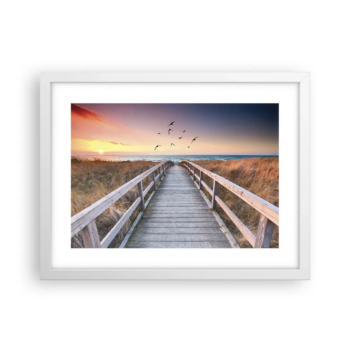 Poster in cornice bianca - Spazio per volare - 40x30 cm