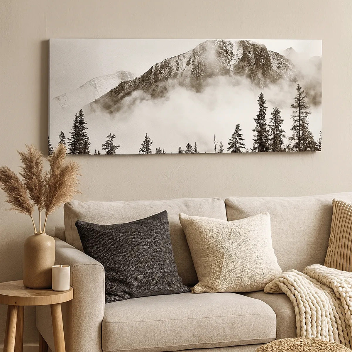 Quadro su tela - Stampe su Tela - Il sovrano di granito - 30x30 cm