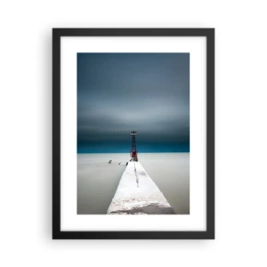Poster in cornice nera - Incontrando l'infinito - 30x40 cm