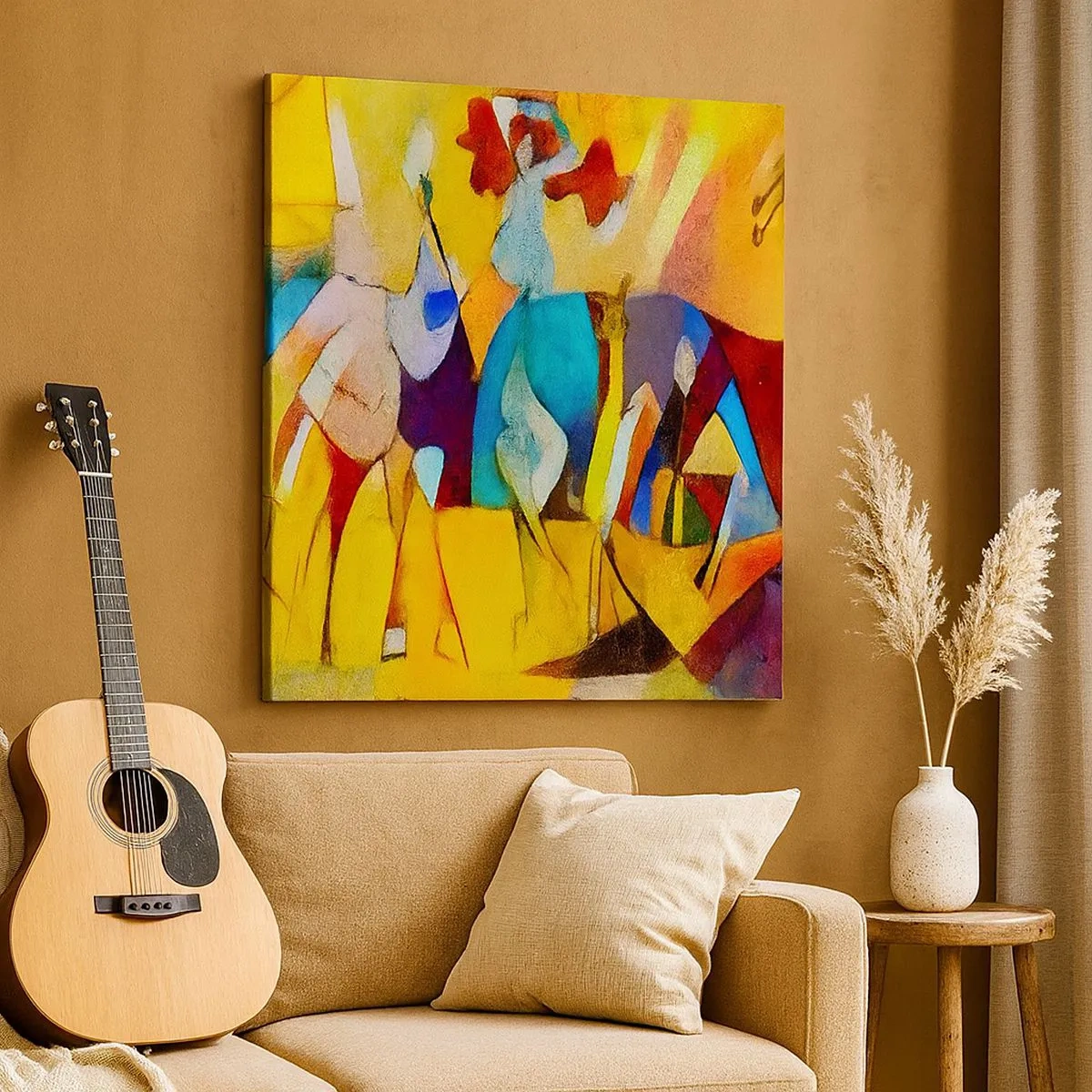 Quadro su tela - Stampe su Tela - Sole - vita - gioia - 30x30 cm