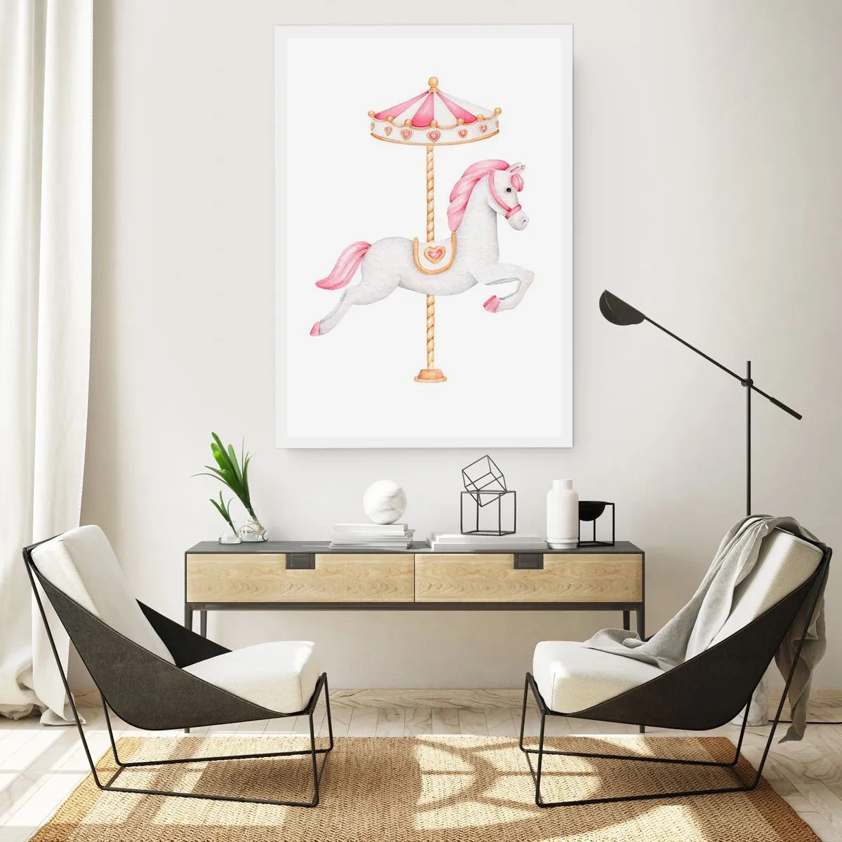 Poster - Partito al galoppo. - 61x91 cm