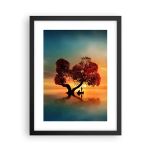 Poster in cornice nera - Gli esiliati e il silenzio fuori dal mondo - 30x40 cm