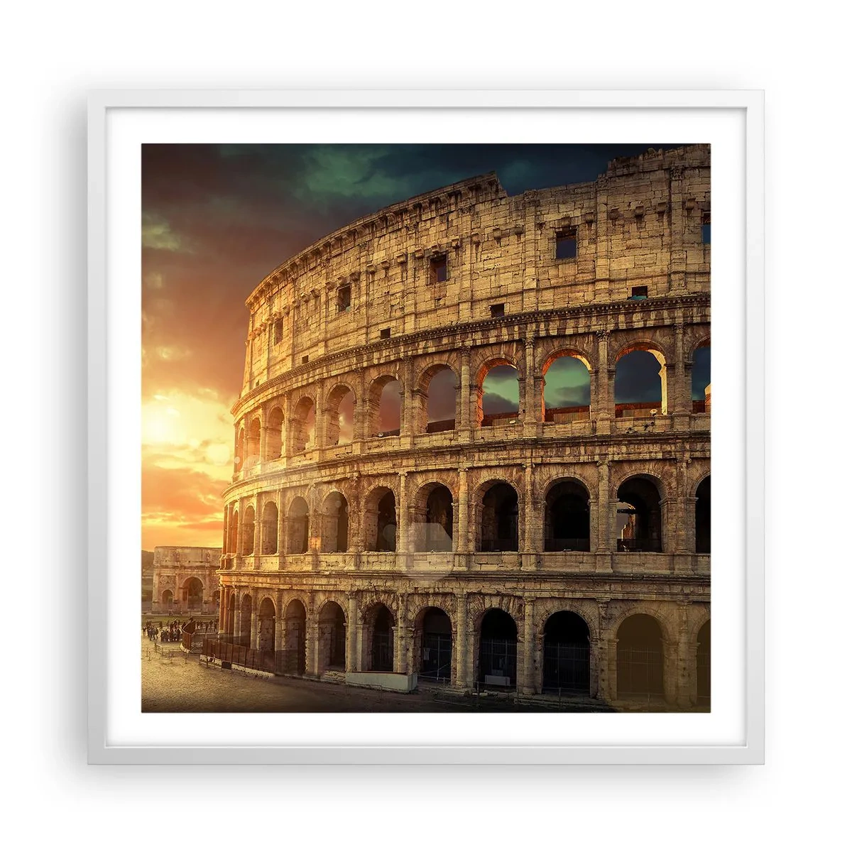 Poster in cornice bianca - Impressione colossale - 60x60 cm