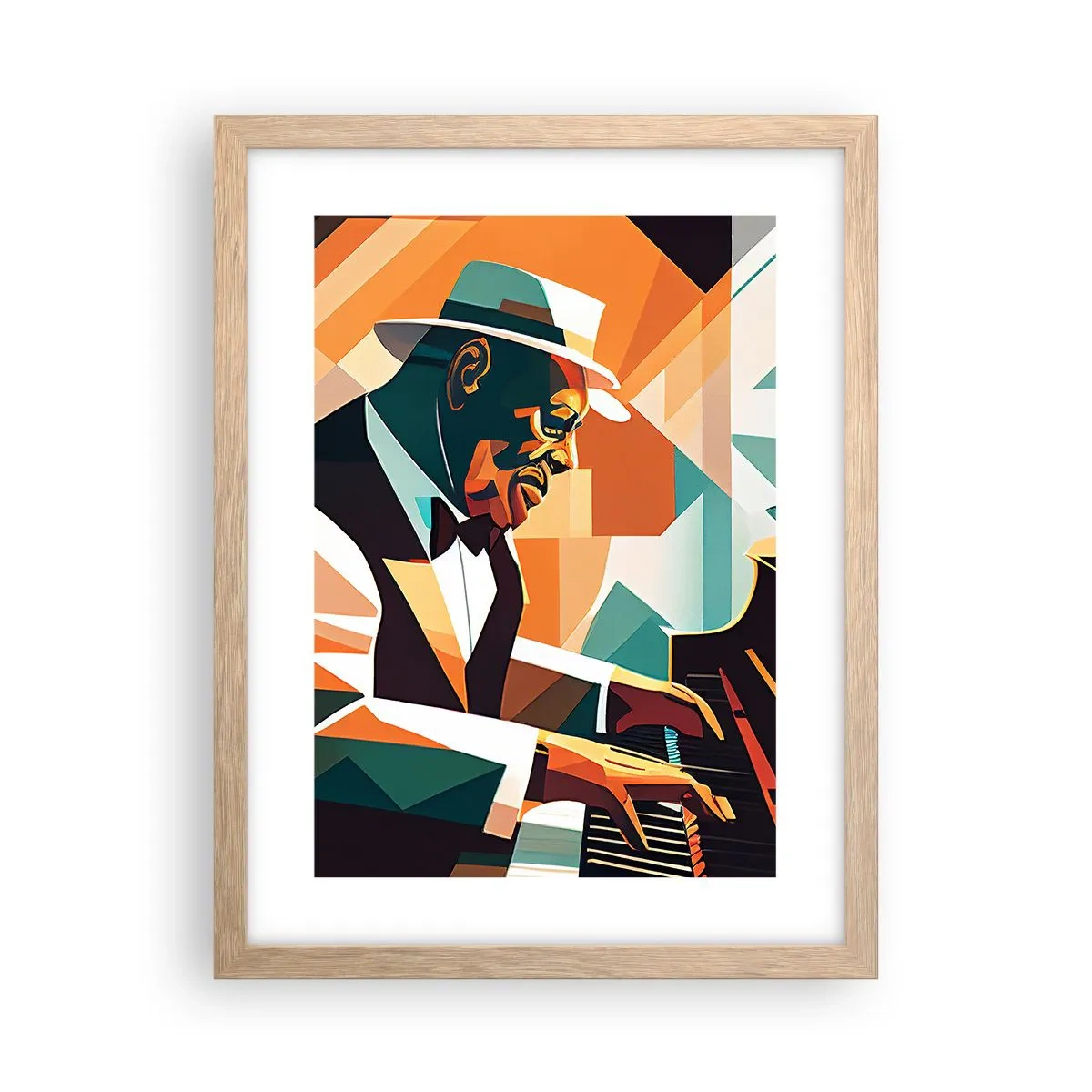 Poster in cornice rovere chiaro - Tutto il jazz - 30x40 cm