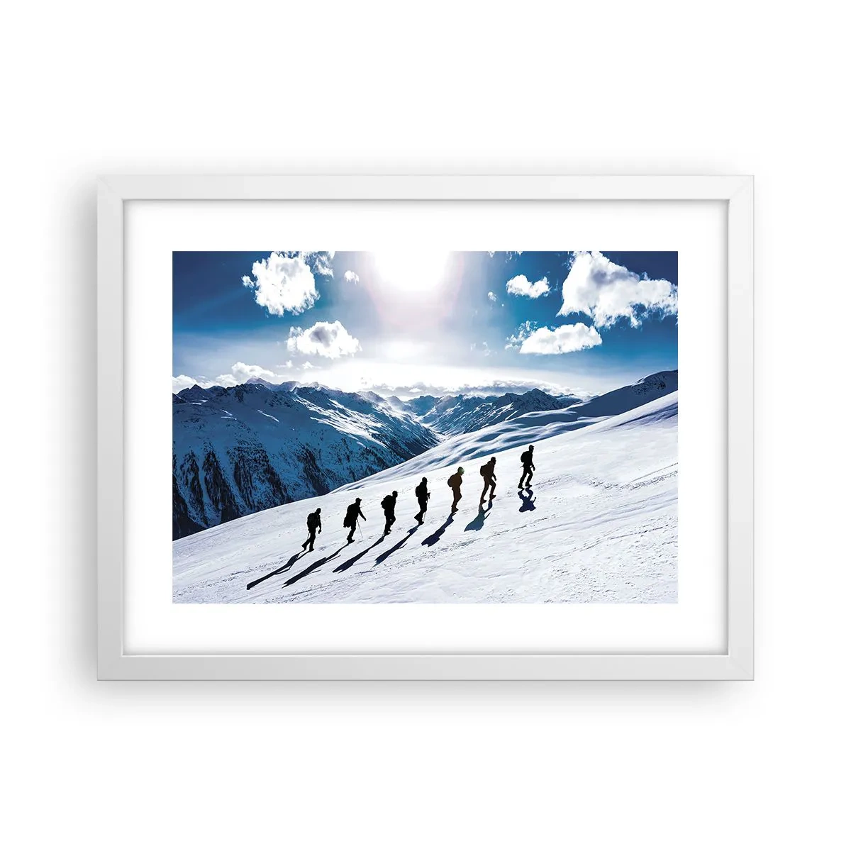 Poster in cornice bianca - La squadra dei conquistatori - 40x30 cm