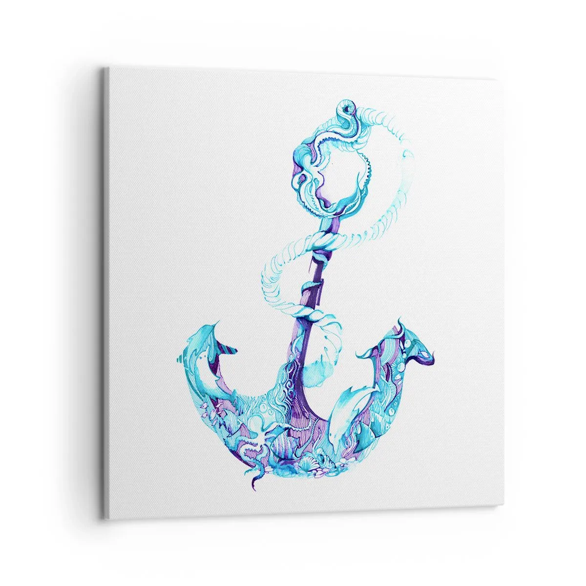 Quadro su tela - Stampe su Tela - La confidente dei segreti del mare - 50x50 cm