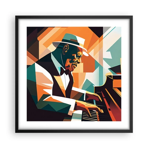 Poster in cornice nera - Tutto il jazz - 50x50 cm