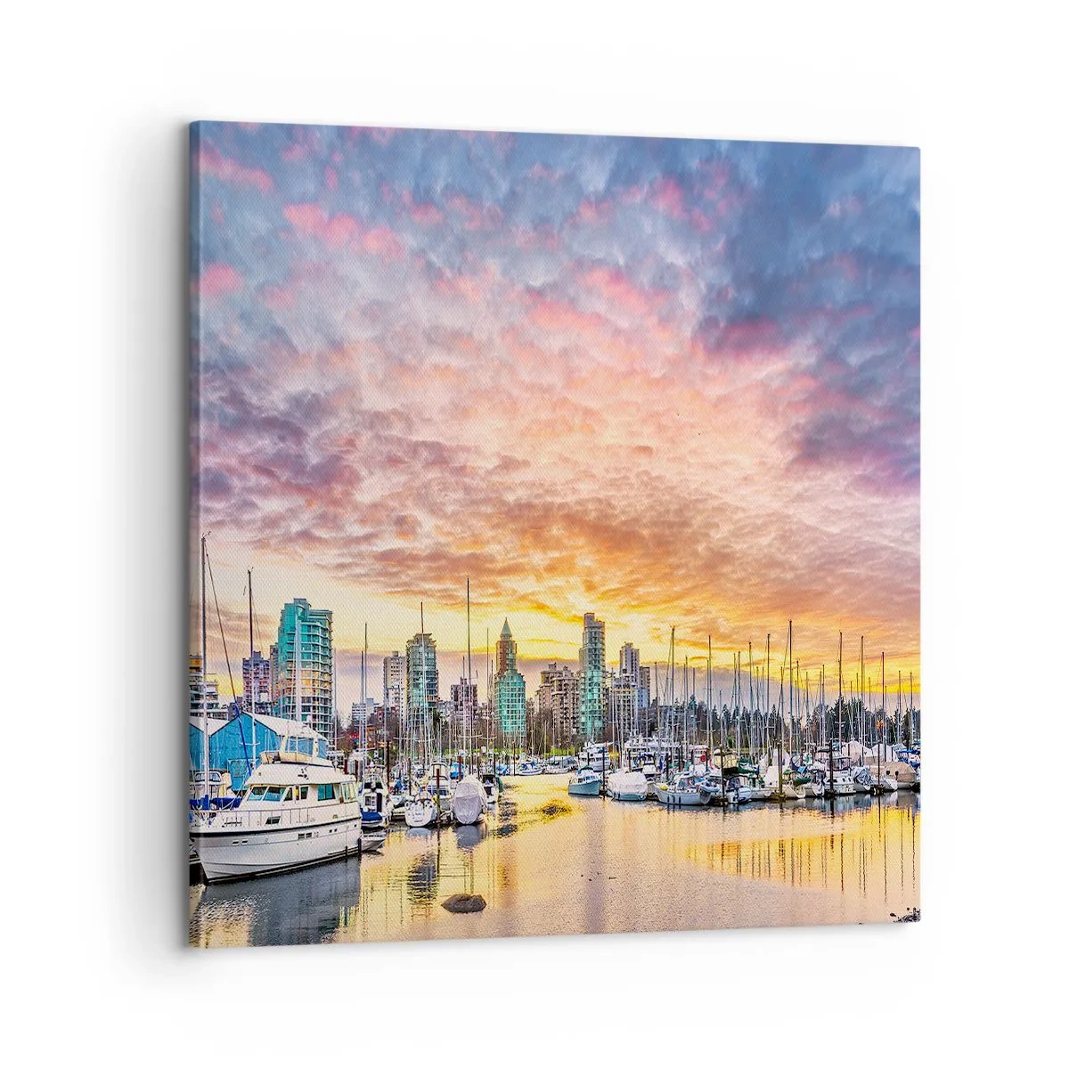 Quadro su tela - Stampe su Tela - La città dei mille marinai - 60x60 cm