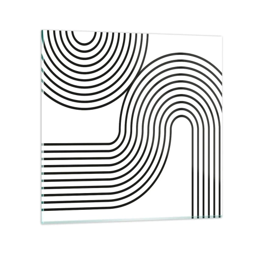 Quadro su vetro - In curva - 30x30 cm
