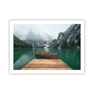 Poster - E attorno le fiere rocce - 70x50 cm
