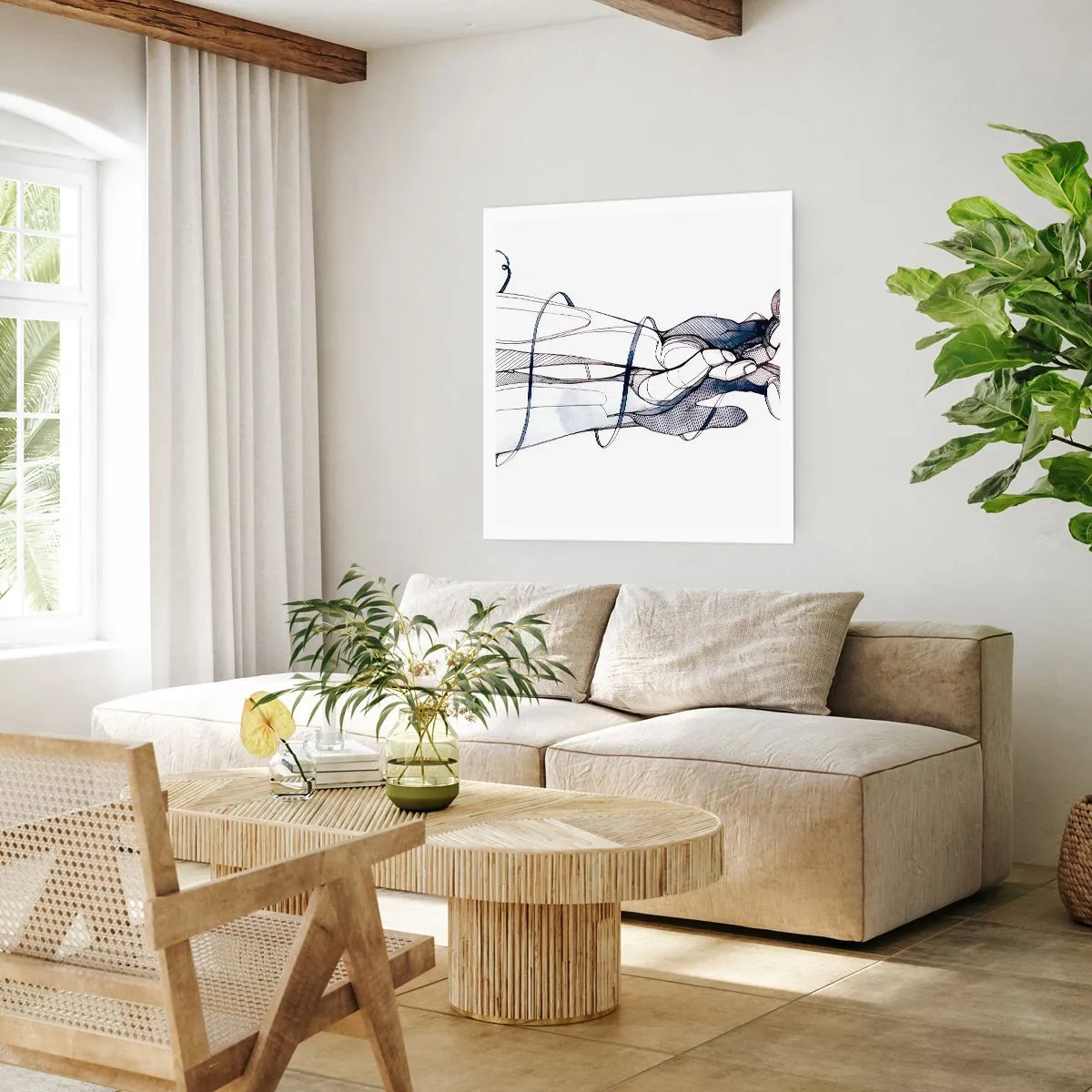 Poster - Studio del tocco - 60x60 cm