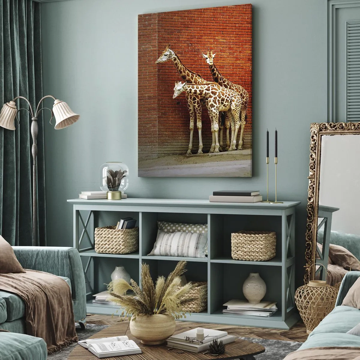 Quadro su tela - Stampe su Tela - Vedete qualche acacia? - 55x100 cm