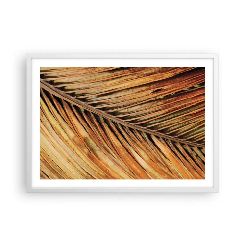 Poster in cornice bianca - Oro di cocco - 70x50 cm