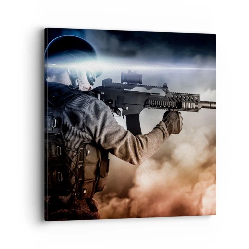 Quadro su tela - Stampe su Tela - Semplicemente un eroe - 40x40 cm