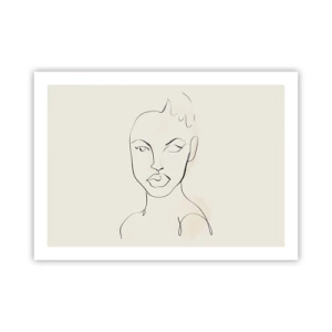 Poster - Profilo di sensualità - 70x50 cm