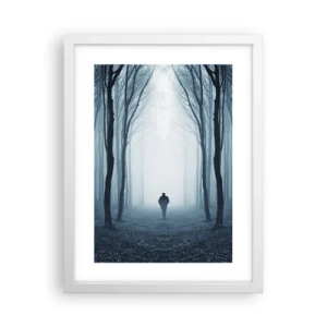 Poster in cornice bianca - E tutto è semplice e chiaro - 30x40 cm