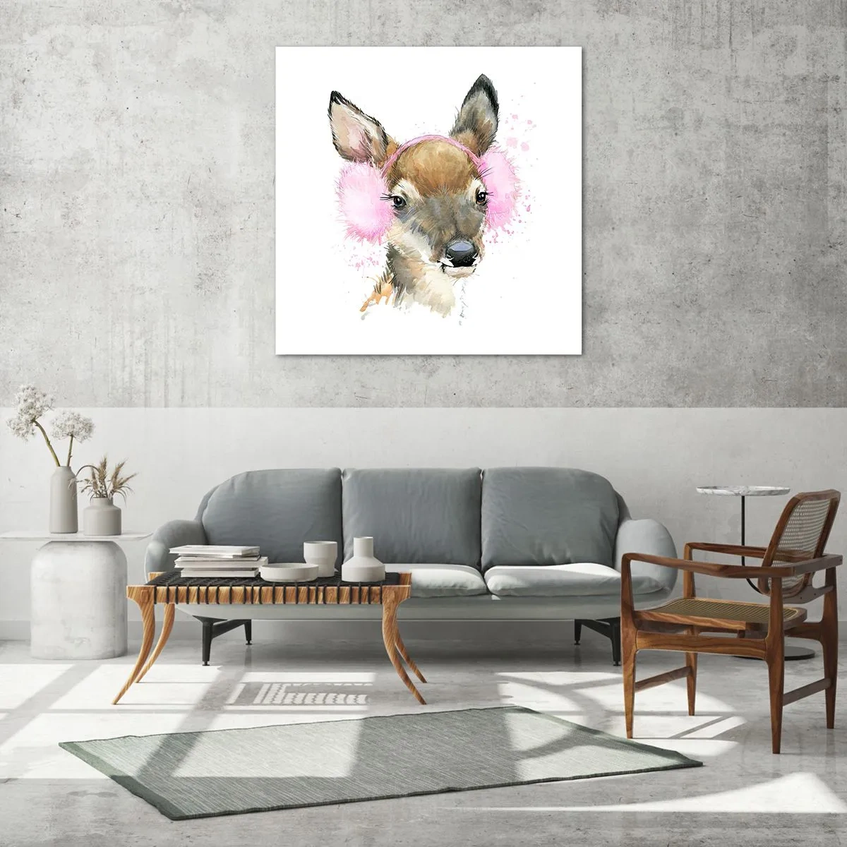 Quadro su vetro - E il gelo non mette più paura - 60x60 cm