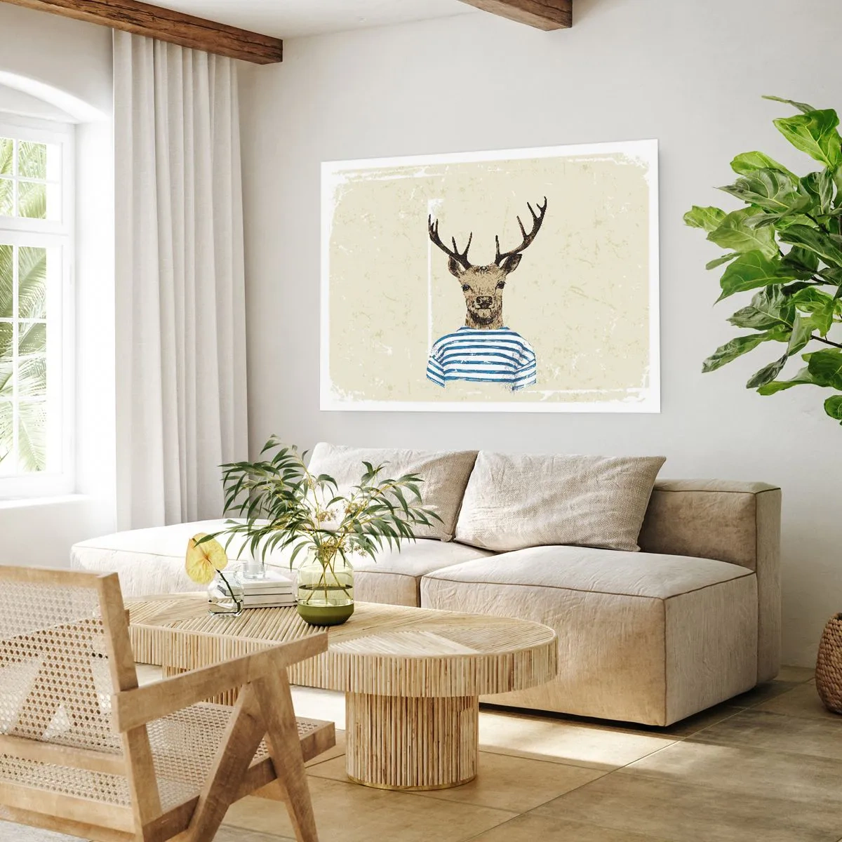 Poster - Mi piacciono le camicie a righe! - 50x40 cm