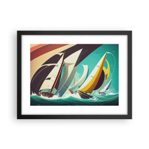 Poster in cornice nera - Compagne degli elementi - 40x30 cm