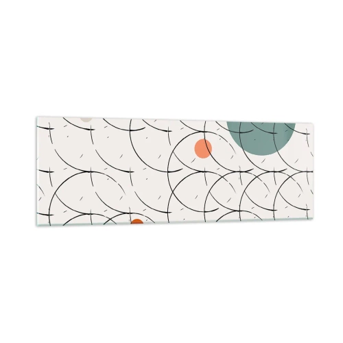 Quadro su vetro - Nello spirito della pop-art - 90x30 cm