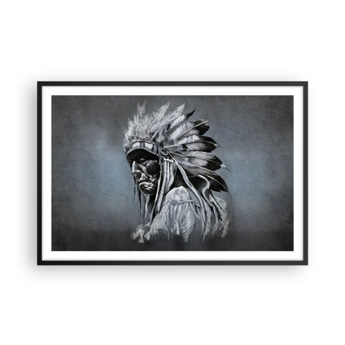 Poster in cornice nera - Ritorno alle radici - 91x61 cm