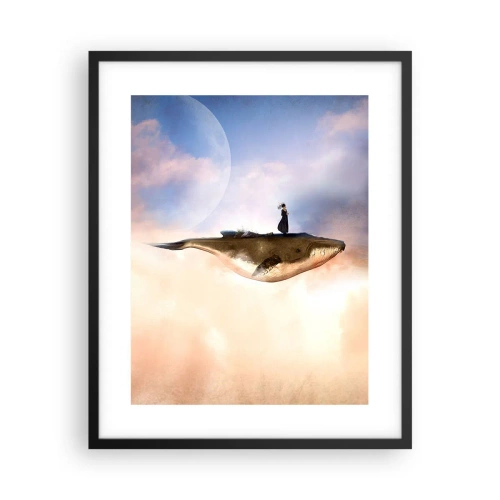 Poster in cornice nera - Viaggio surreale - 40x50 cm