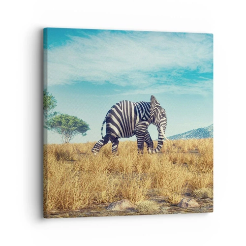 Quadro su tela - Stampe su Tela - Il grigio non è più di moda - 30x30 cm