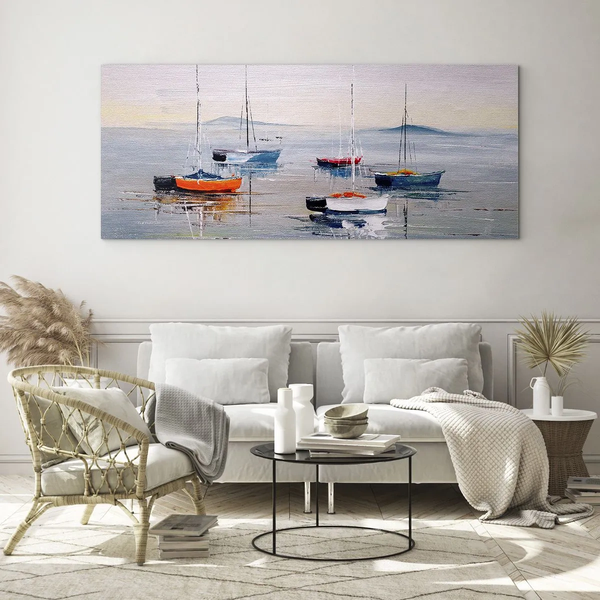 Quadro su vetro - Meritato riposo - 100x40 cm