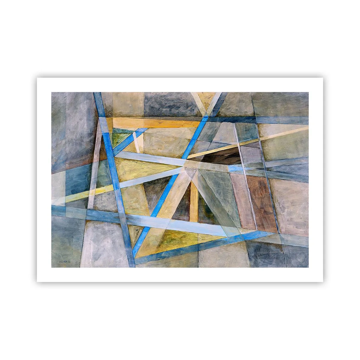 Poster - Dritto o obliquo? - 70x50 cm