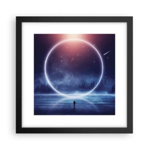 Poster in cornice nera - Sono già qui... - 30x30 cm